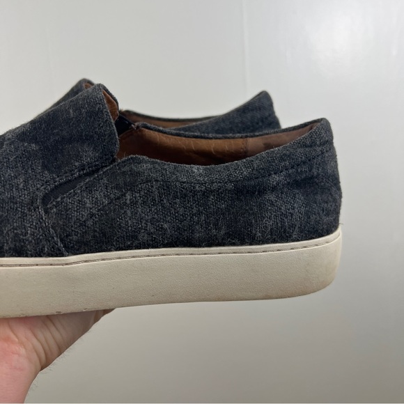 Frye Lena Slip On Sneaker Charcoal Gray Camo Print Platform Size 8 - Picture 5 of 10
